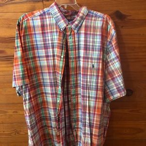 Men’s Polo short sleeve button up